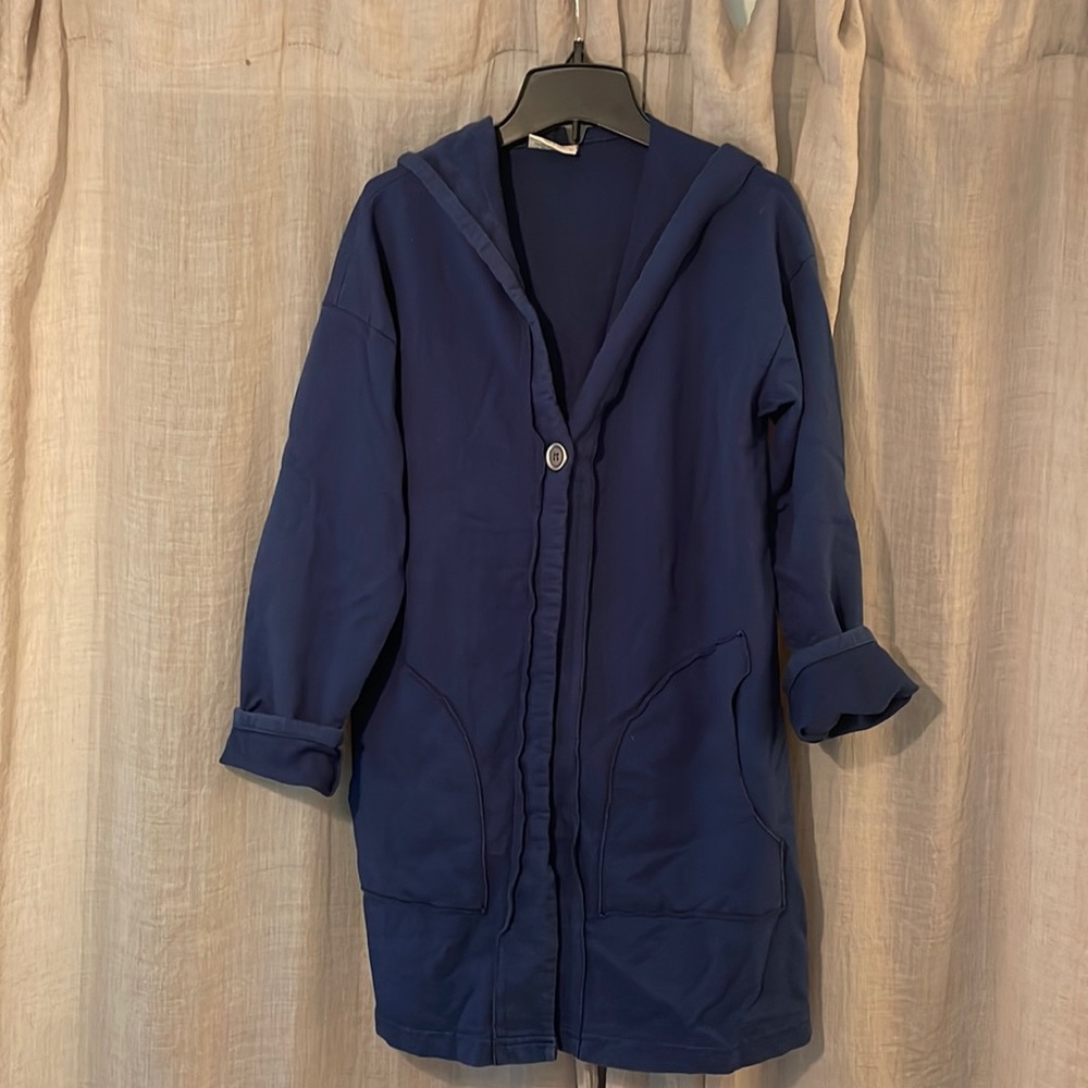 Cantoo- Sweatshirt jacket/cardigan - made in USA 100% cotton